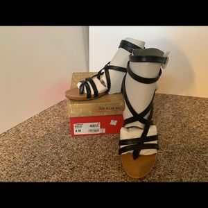 American Rag Black Strappy Sandals
